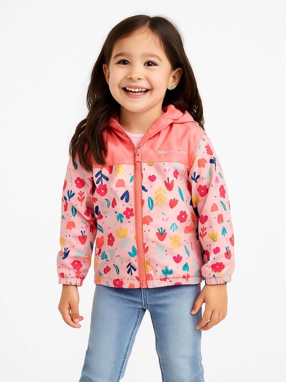 Eddie Bauer Colorblock Windbreaker Jacket
